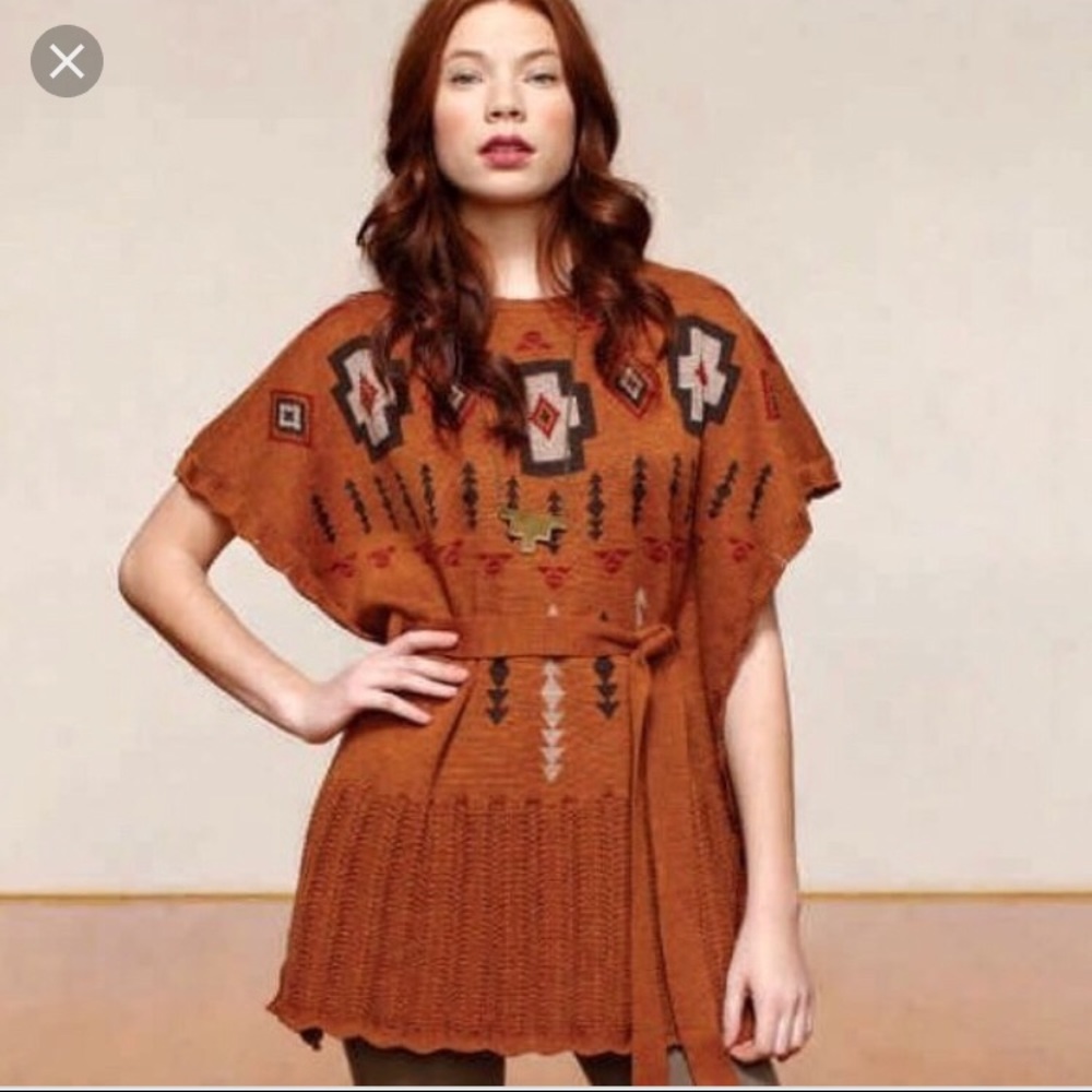 Pendleton x Anthropologie poncho